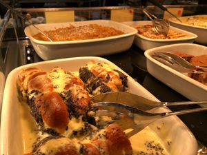 buffet at Hiltl - Dachterrasse in Zurich