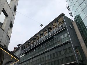 outside (!) at Hiltl - Dachterrasse in Zurich