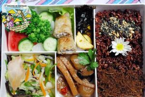 VEGAN LUNCH (macrobiotic dishes)  at Xuong Vegan - Atelier Vegan in Hanoi