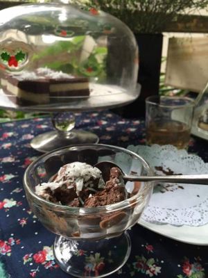 Vegan chocolate ice cream at Xuong Vegan - Atelier Vegan in Hanoi