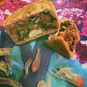 Vegan mooncake   at Xuong Vegan - Atelier Vegan in Hanoi