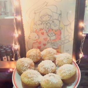 vegan cupcakes  at Xuong Vegan - Atelier Vegan in Hanoi