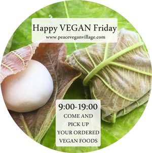 happy vegan friday  at Xuong Vegan - Atelier Vegan in Hanoi