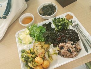 jajangmyeon at Seoul National University Vegan Buffet 서울대학교 채식뷔페 in Seoul