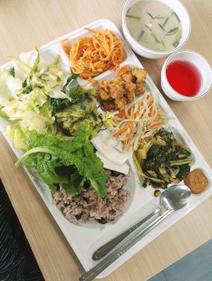 plum tea is a must  at Seoul National University Vegan Buffet 서울대학교 채식뷔페 in Seoul