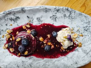 Dessert at Secret Creek Cafe in Lithgow