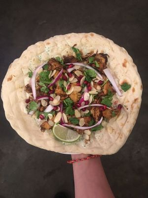 Naan bar at Spice Box in East London