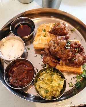 Brunch at Hornbeam Cafe Walthamstow at Spice Box in East London