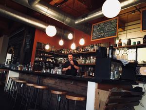 Bar  at Solstice Pizza in Hood River