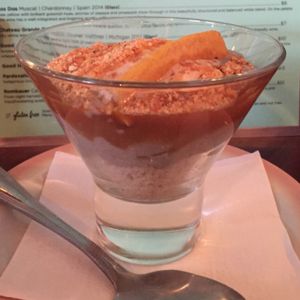 plantains foster dessert (OMG!) at Chive Kitchen in Farmington