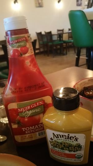 Organic Ketchup & Mustard at Chive Kitchen in Farmington