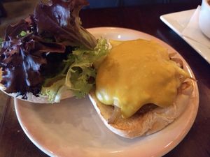 Breakfast sandwich at Chive Kitchen in Farmington