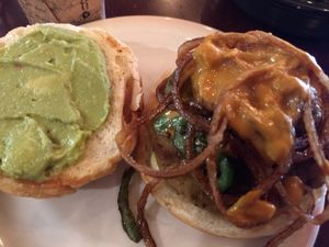 Jalapeno burger at Chive Kitchen in Farmington