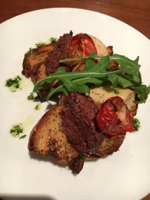 Bruschetta  at Farelli's Trattoria in Queenstown