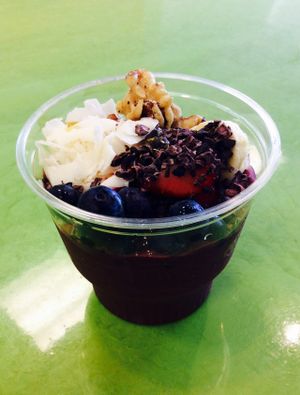 Acai bowl at The Daily Press in Cohasset