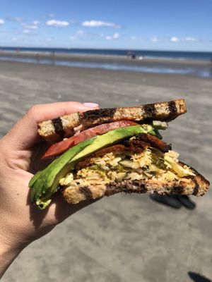 New age BLT (subbed vegan aoli) at The Daily Press in Cohasset