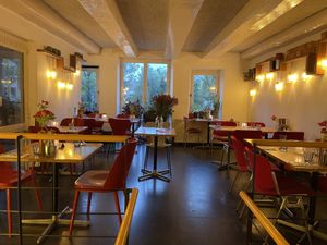 Inside upstairs  at Bloem in Amsterdam