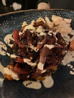 Lentil pancakes   at Bloem in Amsterdam