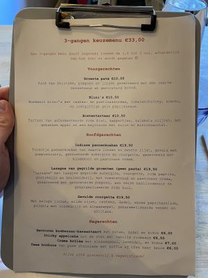 (Dutch) Menu as of 1-08-2022. They also offer a English version of the menu.  at Bloem in Amsterdam