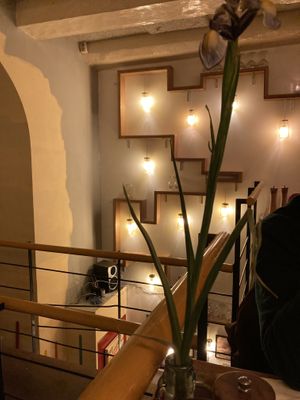 Upstairs seating   at Bloem in Amsterdam