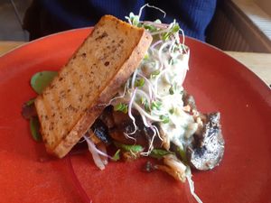 Shoarma broodje at Bloem in Amsterdam