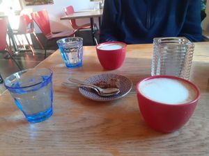 Cappuccinos at Bloem in Amsterdam