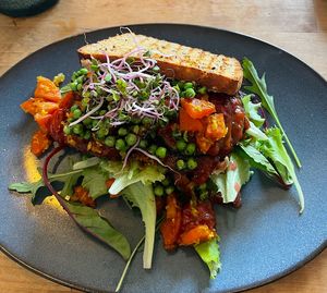 Aubergine sandwich  at Bloem in Amsterdam