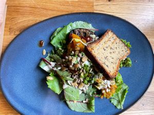 Aubergine sandwich  at Bloem in Amsterdam