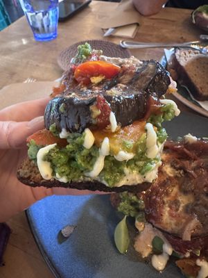 Eggplant Sandwichh  at Bloem in Amsterdam