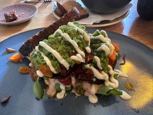 Eggplant Sandwichh  at Bloem in Amsterdam