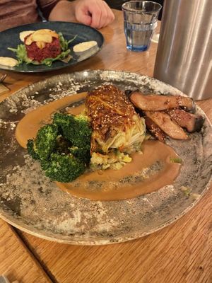 Roasted King oyster mushrooms  at Bloem in Amsterdam