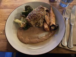 Roasted King Oyster Mushrooms  at Bloem in Amsterdam