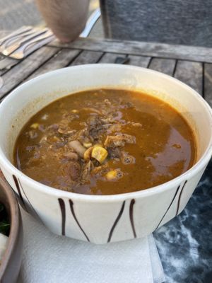 Spicy Mexican soup   at Bloem in Amsterdam