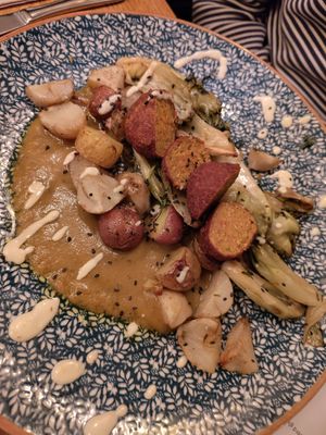 Roasted punterelle at Bloem in Amsterdam