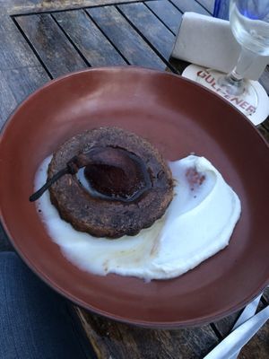 Sticky pear cake  at Bloem in Amsterdam