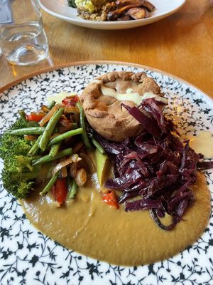 Vegetable pie main  at Bloem in Amsterdam