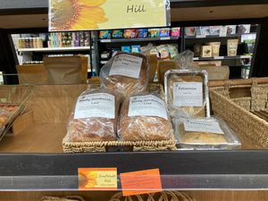 Locally baked bread  at Local Roots Market and Cafe in Wooster