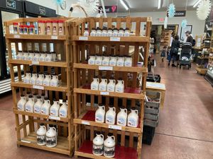 Locally sourced maple syrup  at Local Roots Market and Cafe in Wooster