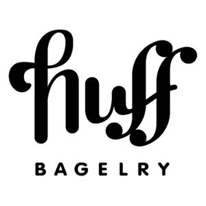 logo at Huff Bagelry in Carnegie