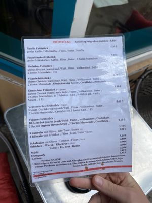   at Cafe Schrill in Saarbrucken