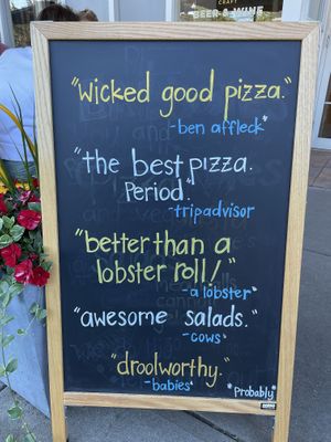   at Pizza Barbone in Hyannis