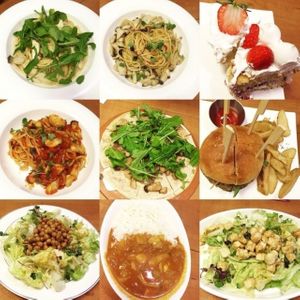 vegan menus ~  at Salon Delicious in Seoul