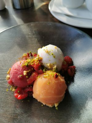 Sorbet at Danu Restaurant - Brehon Hotel in Killarney
