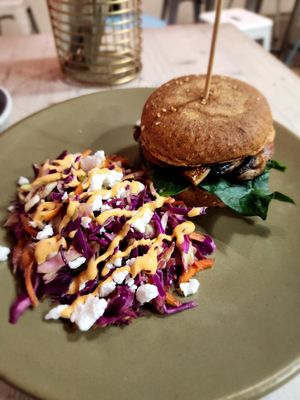Vegan Breakfast bun at Seize in Wellington
