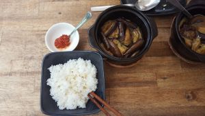Yummy Braised Eggplant at Annen Vegetarian & Yoga in Hoi An