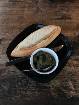 Eggplant dip at Annen Vegetarian & Yoga in Hoi An
