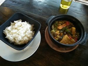 The Ratatouille with Rice at Annen Vegetarian & Yoga in Hoi An