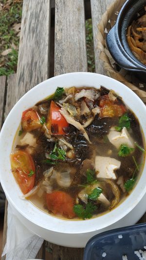 Soup at Annen Vegetarian & Yoga in Hoi An