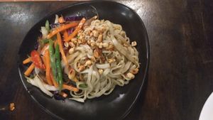 Pesto nodle at Annen Vegetarian & Yoga in Hoi An