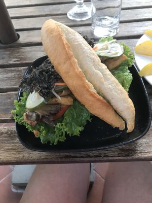 Tofu sandwich 55k at Annen Vegetarian & Yoga in Hoi An